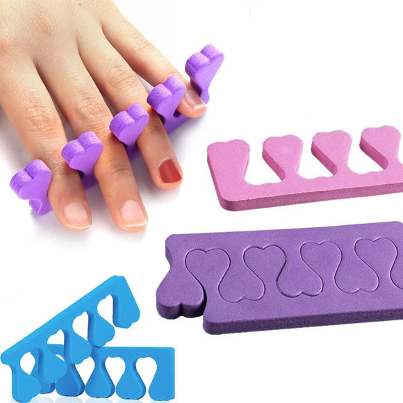 100pcs Sponge Toe Separators Finger Spacer Manicure Pedicure Tools