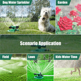 Automatic 360 Degree Rotating Garden Lawn Sprinkler Sprayer