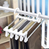 Stainless Steel Pants Hangers Clothes Closet Storage Organizer