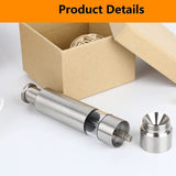 Stainless Steel Push Button Salt/Pepper Grinder