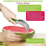 Stainless Watermelon Slicer Divider Corer Cutter Knife