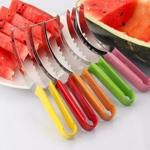 Stainless Watermelon Slicer Divider Corer Cutter Knife