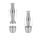 Stainless Steel Coffee Tamper with Coffee Capsule Filling Tool for Nespresso