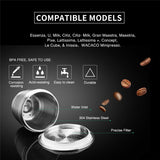 Stainless Steel Coffee Tamper with Coffee Capsule Filling Tool for Nespresso