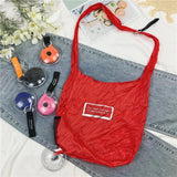 Folding Shopping Bag, Reusable Keychain Grocery Bag