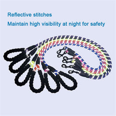 Strong Heavy Duty Dog Leash with Comfortable Padded Handle Reflective Threads