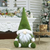 3pcs Stuffed Toy Christmas Santa Doll Gnome Home Ornaments