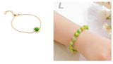 2pcs Set Stylish Green Emperor Agate Stone Good Lucky Bracelet