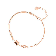 Stylish Glitter 925 Sterling Silver Resizable Bracelet Cuff