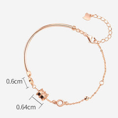 Stylish Glitter 925 Sterling Silver Resizable Bracelet Cuff