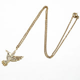 Stylish Hallow Out Hummingbird Stainless Steel Pendant Necklaces