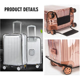 Clear PVC Suitcase Protectors Transparent Cover Waterproof Wheeled Travel Luggage Sleeve