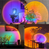 4 in 1 Sun Sunset Rainbow Projector Atmosphere Lamp LED Night Lights