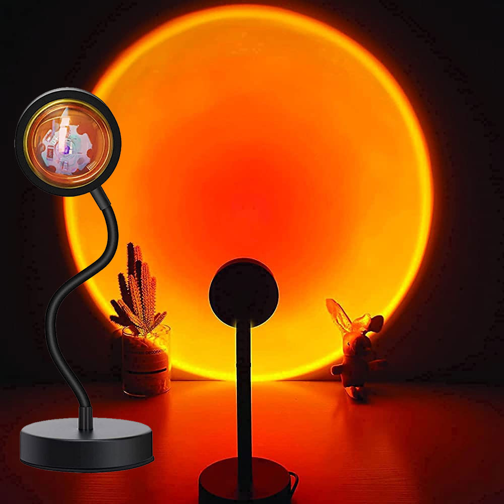 Sun Sunset Rainbow Projector Atmosphere Lamp LED Night Lights