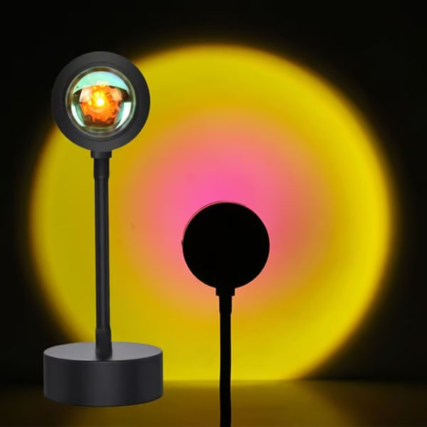 Sun Sunset Rainbow Projector Atmosphere Lamp LED Night Lights