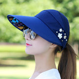 Women Wide Brim Sun Hat UV Protection Caps