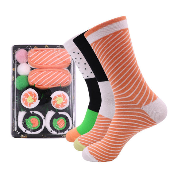 Fun Novelty Crazy Funky Food Cotton Sushi Socks Birthday Christmas Gifts