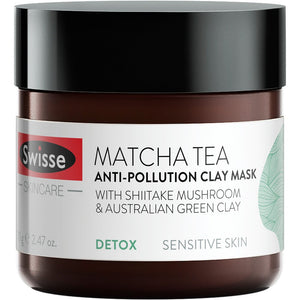 Swisse SkinCare Matcha Tea Anti-Pollution Clay Mask 70g