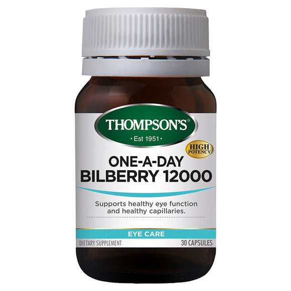 Thompson's One-A-Day Bilberry 12,000mg - 30 Capsules
