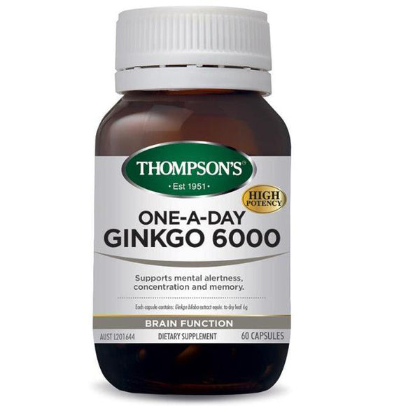 Thompson's One-A-Day Ginkgo 6000 - 60 Capsules