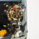 Three Tree of Life Hanging Crystals