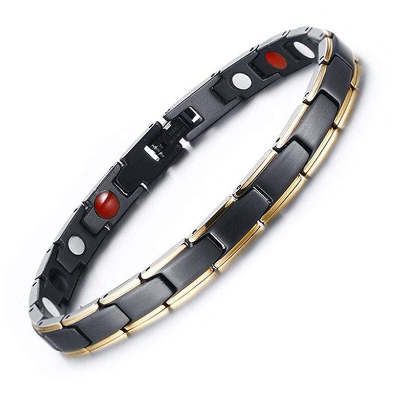 Titanium Magnetic Therapy Health Bracelet Pain Relief for Arthritis and Carpal Tunnel