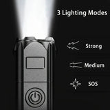 LED Torch Light Telescopic Zoomable Waterproof Torch Light Lamp Outdoor Lighting