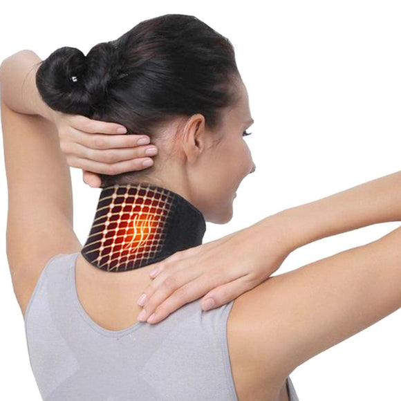 Tourmaline Magnetic Self-heating Pain Relief Neck Wrap Brace