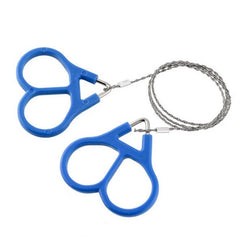 2Pcs Portable Stainless Steel Wire Saw Universal Emergency Travel Survival Tool