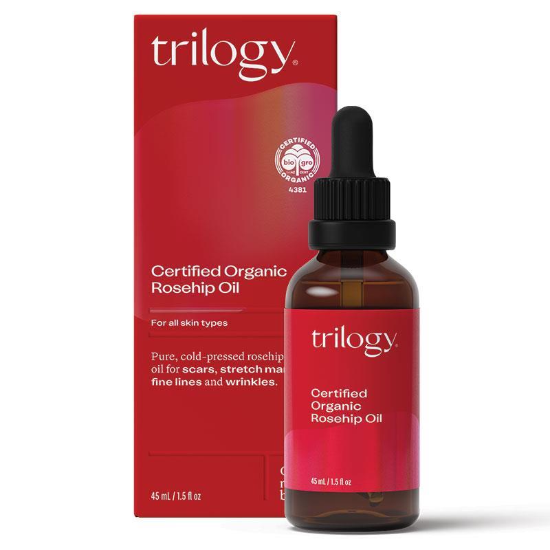 Trilogy Certified Organic Rosehip Oil 100% Natural - 45mL