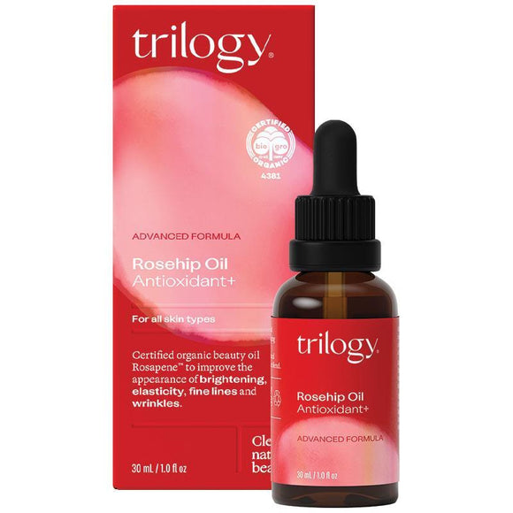 Trilogy Rosehip Oil Antioxidant+ Certified Organic Facial Oil 30mL
