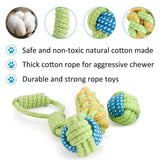 Pet Dogs Cotton Rope Chew Toys for Puppies Teething Clean