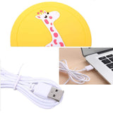 Cartoon Silicone USB Beverage Warmers Pad Mug Mat