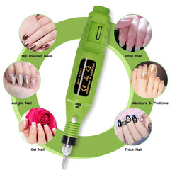 USB Electric Nail Drill Manicure Pen Sander Polisher Machine Set