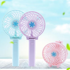 USB Rechargeable Foldable Handheld Mini Cooling Fan Cooler