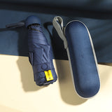 8 Ribs Portable Travel Folding Umbrella Parasol Sun&Rain