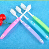 4pcs Ultra Soft Silicone Bristles Toothbrush Oral Cleaning Care