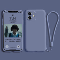 Ultra Thin Soft Liquid Silicone Case Color Cover for iPhone Series