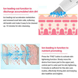 Ultrasonic Ionic Skin Scrubber with LCD Display