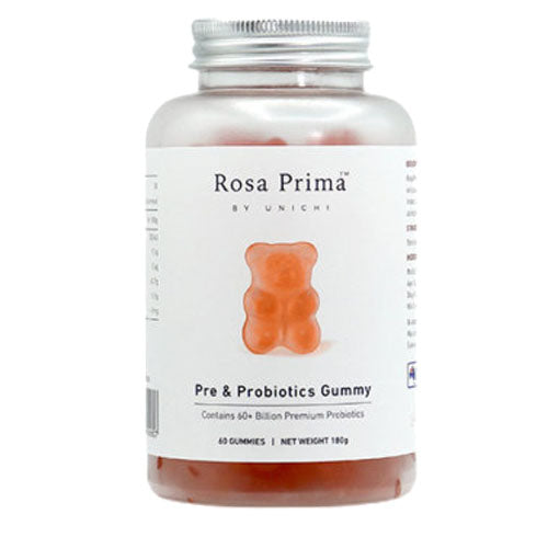 Unichi Rosa Prima Pre & Probiotics Gummy 60 Gummies
