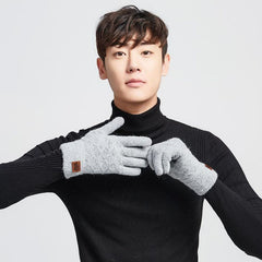 Winter Touchscreen Gloves for Men Women Anti-Slip Touch Screen Warm Lined Knit