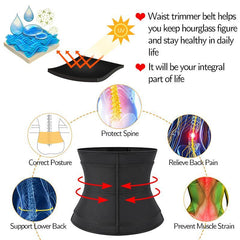 Neoprene Sauna Waist Trainer Corset Sweat Belt Shapewear Weight Loss