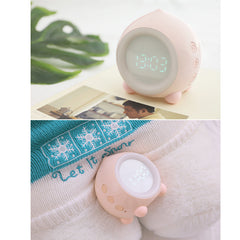 Voice Control LED Digital Alarm Clock