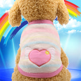 Warm Winter Dog Clothes Soft Fleece Jacket Pet Coat Sweater Puppy Cat Jumper