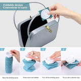 Collapsible Reusable Silicone Foldable Travel Water Bottle 600ml/20oz