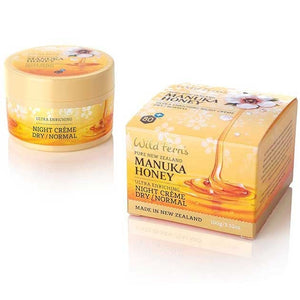 Parrs Wild Ferns Manuka Honey Ultra Enriching Night Creme­ Dry  / Normal 100g