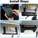 Winceed Car Tissue Holder Dispenser Storage Box