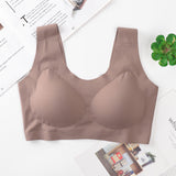 Women's Wireless Seamless Comfort Full Coverage Bra with Back Hook