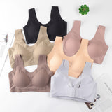 Women's Wireless Seamless Comfort Full Coverage Bra with Back Hook