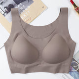 Wireless Seamless Vest Bras Full Coverage Comfy Soft Invisible Sleep Daily Bra